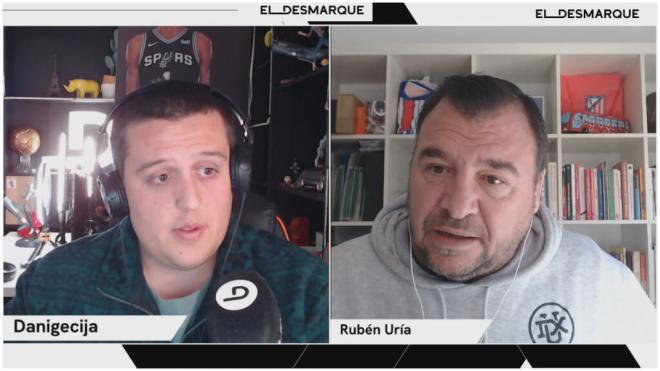 Rubén Uría en el Twitch de ElDesmarque.