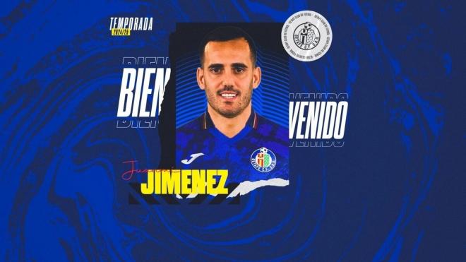 Juanmi Jiménez, nuevo jugador del Getafe.