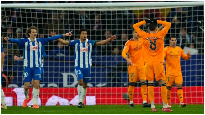 El Espanyol gana al Real Madrid en casa. (Foto: EFE)