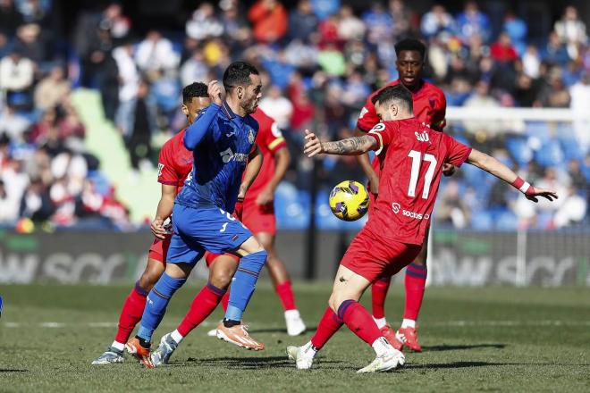 Juanmi Jiménez, en el Getafe-Sevilla (Foto: AFP7/Europa Press).