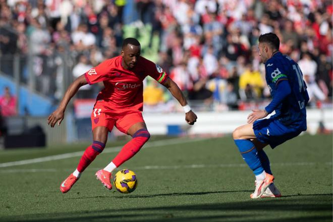 Lukebakio, en el Getafe-Sevilla (Foto: Cordon Press).