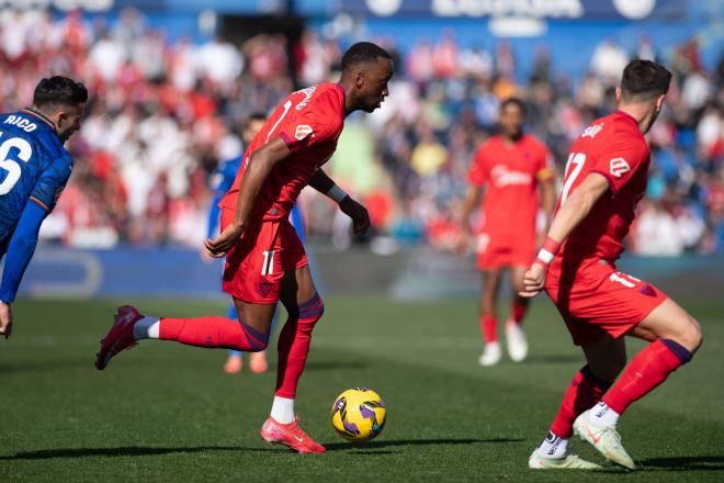 Dodi Lukebakio, en el Getafe-Sevilla (Foto: Cordon Press).