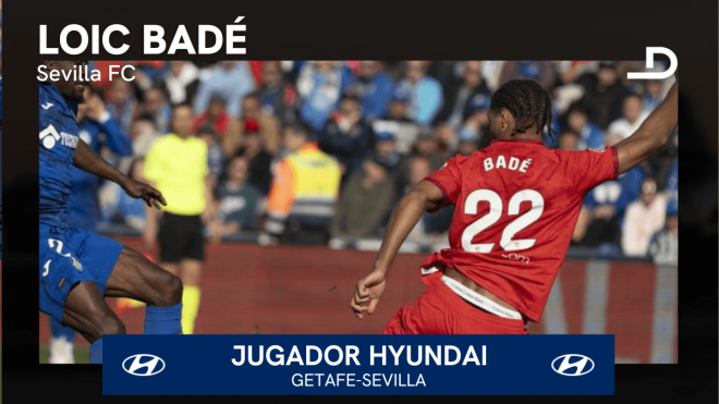 Loic Badé, Jugador Hyundai del Getafe-Sevilla.