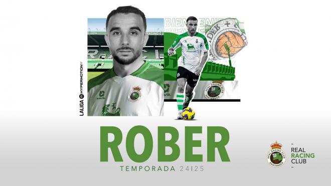 Rober, ex del Betis, nuevo jugador del Racing.