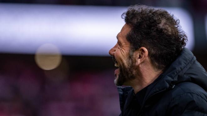 Simeone, durante un partido con el Atlético de Madrid (Fuente: Cordon Press)