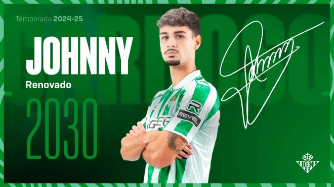 Johnny Cardoso, renovado con el Real Betis.