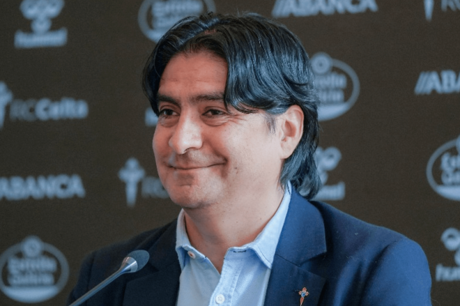 Marco Garcés, director deportivo del Celta (Foto: RC Celta).