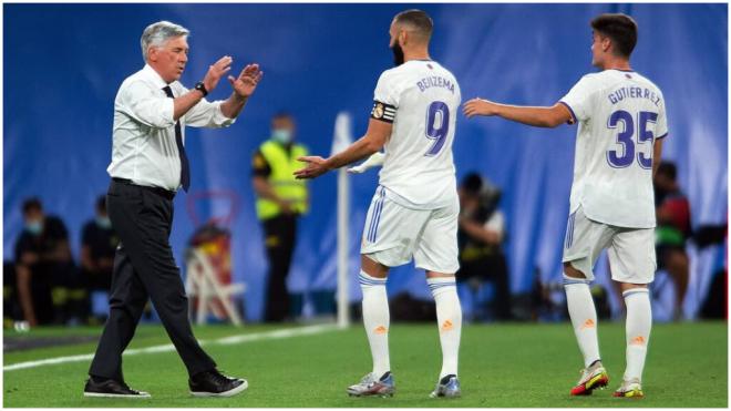 Carlo Ancelotti y Miguel Gutiérrez coincidieron en el Real Madrid (Instagram Ancelotti).