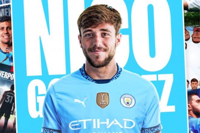 Nico González, el último fichaje del Manchester City.