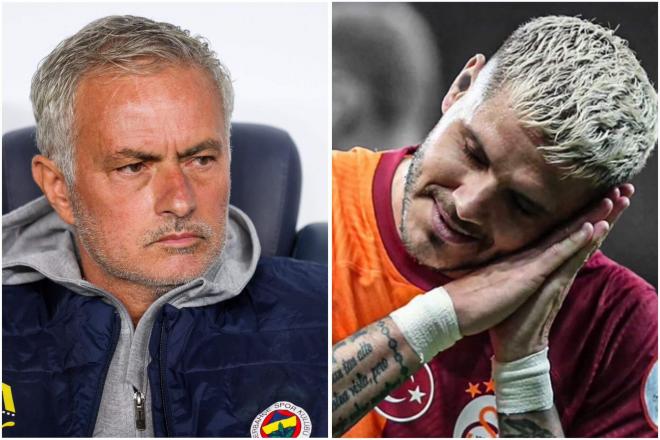 El pique entre José Mourinho y Mauro Icardi.