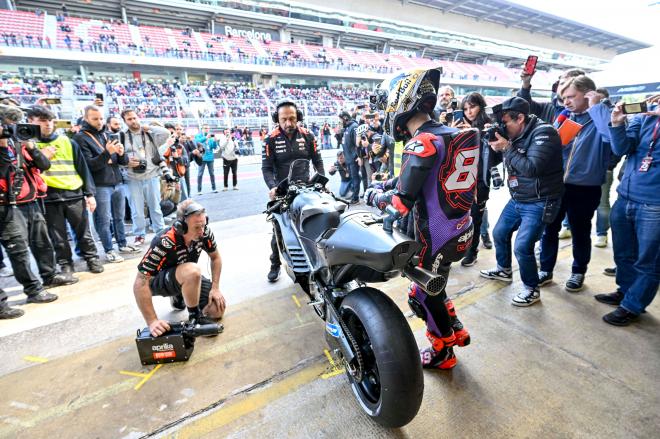 Jorge Martín, en los test celebrados en Montmeló (Cordon Press)