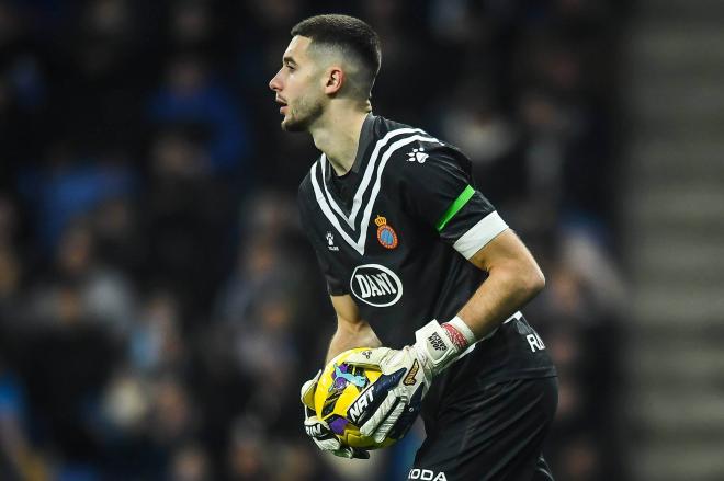 Joan García, en un partido con el Espanyol (Cordon Press)