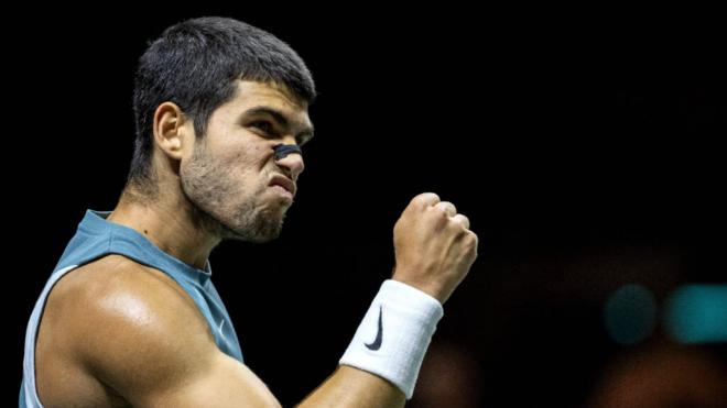 Carlos Alcaraz en el ATP 500 de Rotterdam (Foto: Cordon Press)