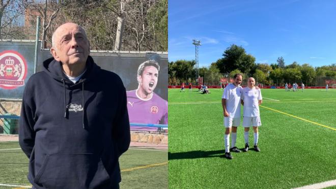 Jose y el momento de jugar junto a su hijo con 80 años (Foto: ElDesmarque)