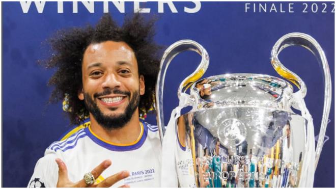 Marcelo en su etapa con el Real Madrid. (Foto:@realmadrid)