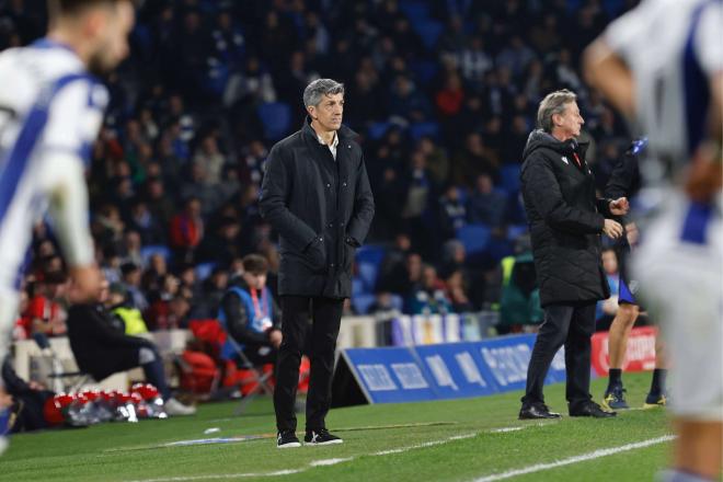 Imanol Alguacil, en el Real Sociedad-Osasuna de Copa (Foto: Cordon Press).