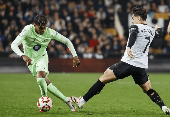 Lamine, uno de los focos de este aficionado racista denunciado