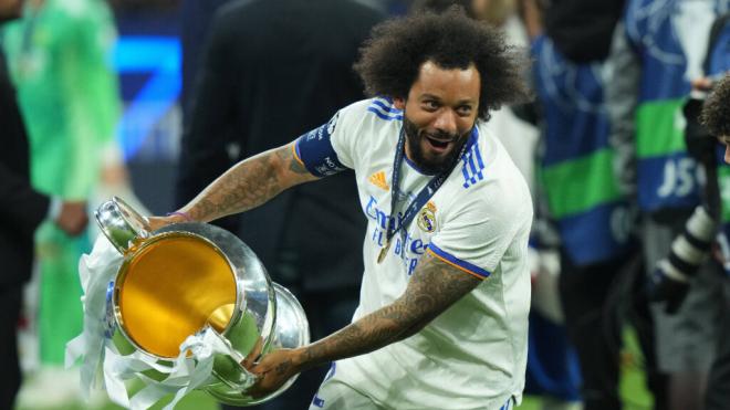 Marcelo celebrando la Champions League (Fuente: Cordon Press)