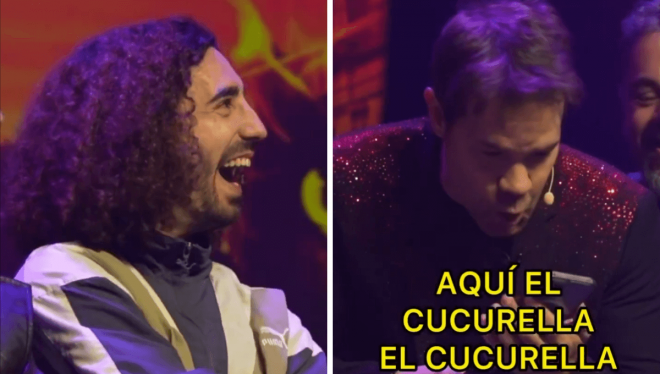 Marc Cucurella, en el show de Juan Dávila.