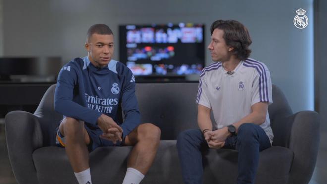 Kylian Mbappé en una entrevista en 'RM Play'