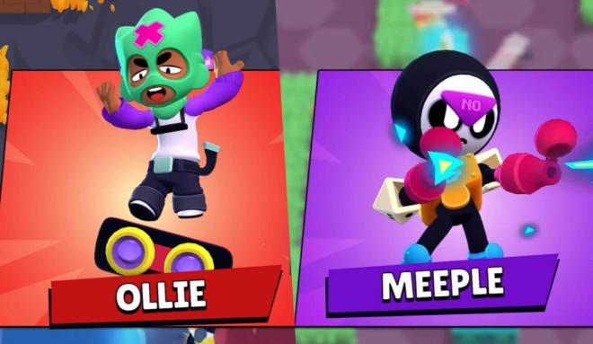 Ollie y Meeple, los dos primeros brawlers de 2025 en Brawl Stars