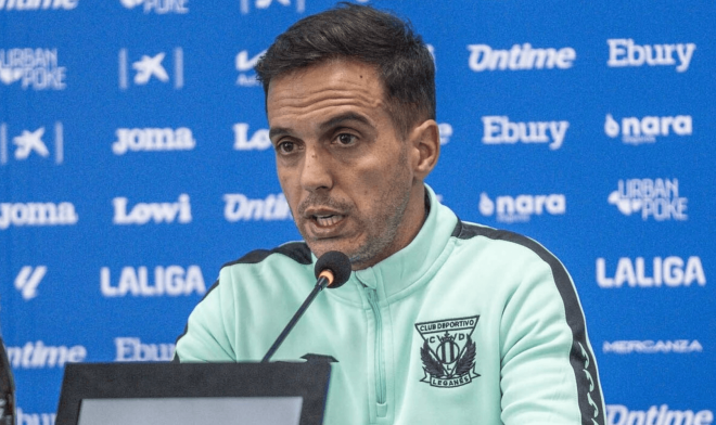 Borja Jiménez, entrenador del Leganés