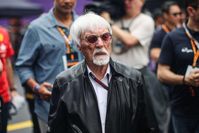 Bernie Ecclestone, durante un Gran Premio (Foto: Cordon Press).