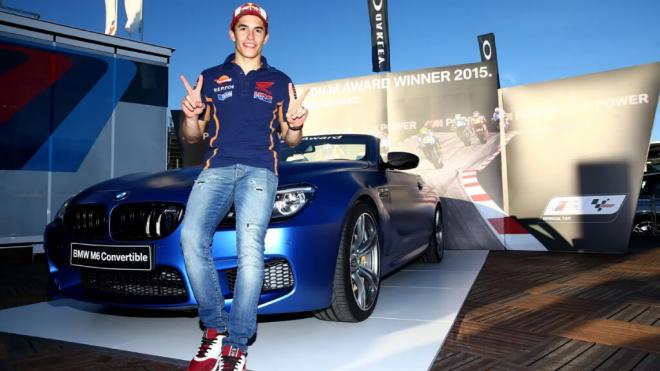 El BMW M6 Cabrio que obtuvo Marc Márquez en 2015 (foto: BMW).