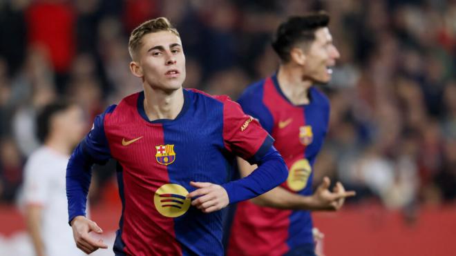 Fermín López, durante el Sevilla-Barcelona (foto:EFE).