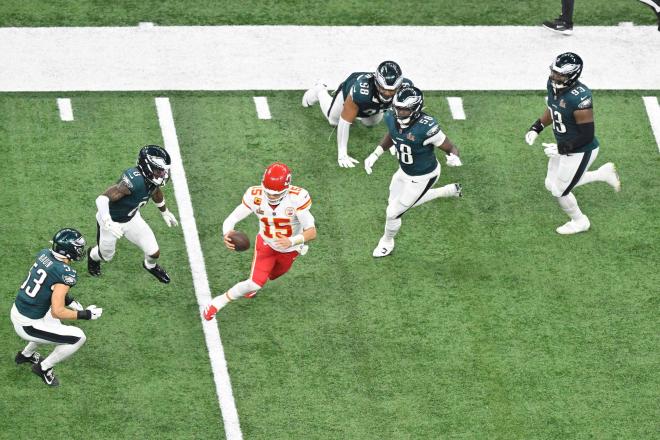 Patrick Mahomes en la Super Bowl 2025 (Foto: Cordon Press)