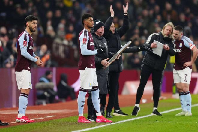 Debut de Marco Asensio y Marcus Rashford en el Aston Villa (Foto: CordonPress).