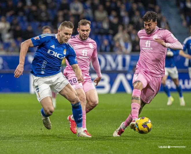 Alemao, en el Oviedo-Eldense (Foto: LaLiga).