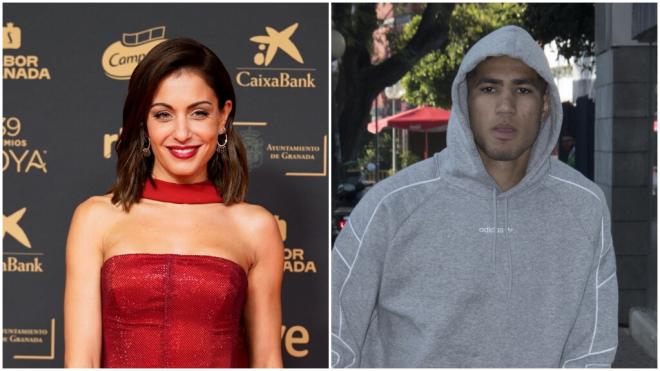 Hiba Abouk y Achraf Hakimi en una imagen de archivo (Europa Press)