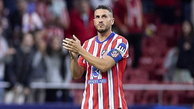 Koke durante un partido del Atlético de Madrid (Fuente: Cordon Press)