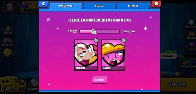 La votación de San Brawlentín 2025 para duplicar recompensas en Brawl Stars