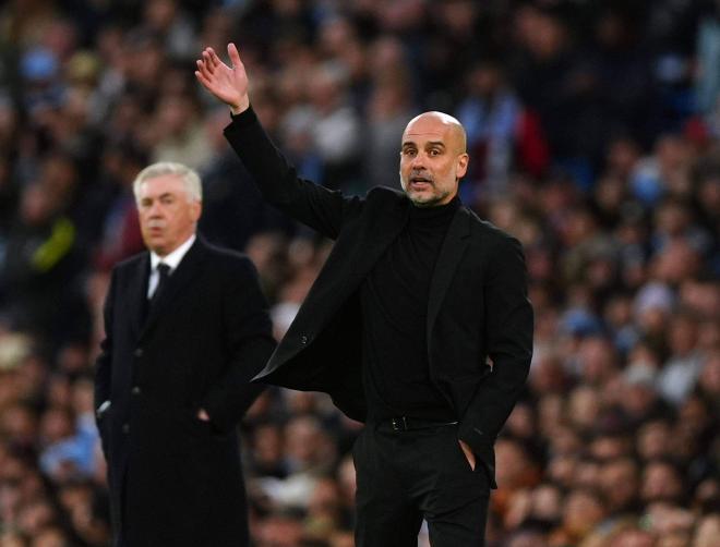 Carlo Ancelotti y Pep Guardiola en un duelo de Champions (Cordon Press)