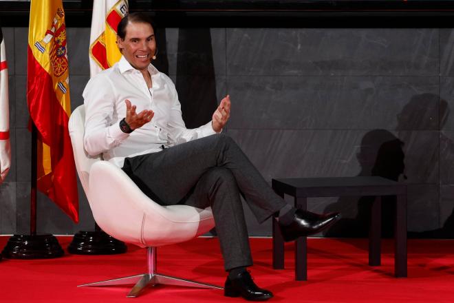 Rafa Nadal, en un evento con el COE (Foto: EFE(.