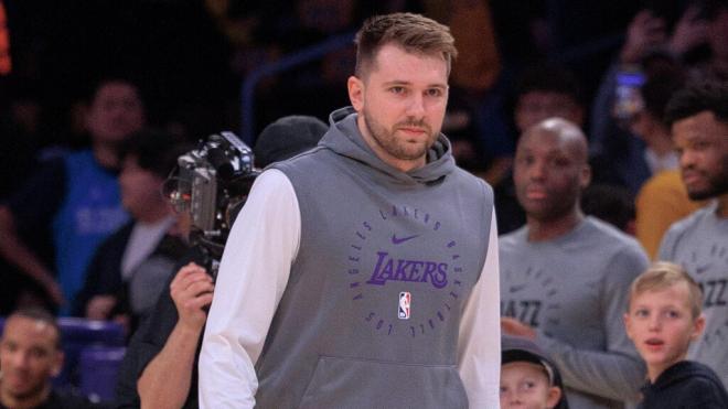 Luka Doncic en su debut con los Lakers (Cordon Press)