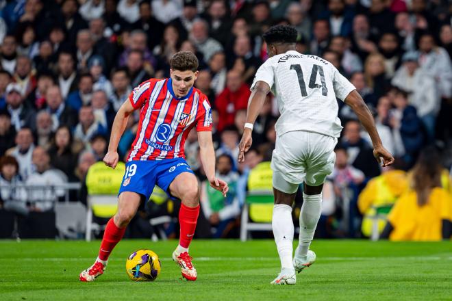 Julián Álvarez contra el Real Madrid (Europa Press)