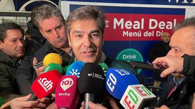 Ángel Haro, presidente del Real Betis (foto: Kiko Hurtado).