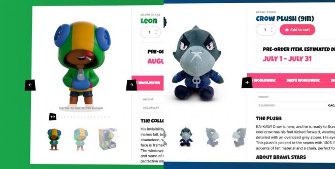 El nuevo merchandising oficial de Brawl Stars