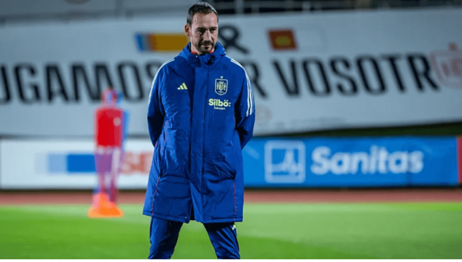 Pablo Amo, en un entrenamiento (Foto: RFEF).