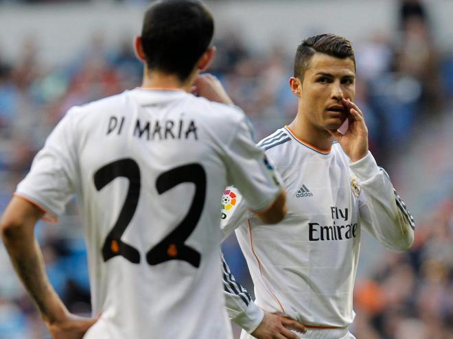 Di María con Cristiano Ronaldo (Cordon Press)