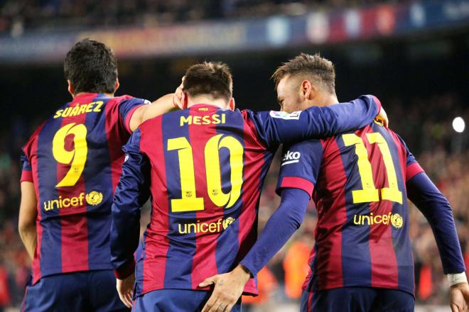 La MSN del Barcelona (Cordon Press)