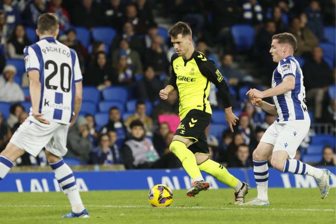 Imagen del Real Sociedad-Real Betis de la primera vuelta (foto: Cordón Press).