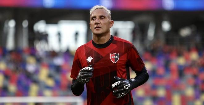 Keylor Navas con la camiseta de Newell's Old Boys (Foto: NOB).