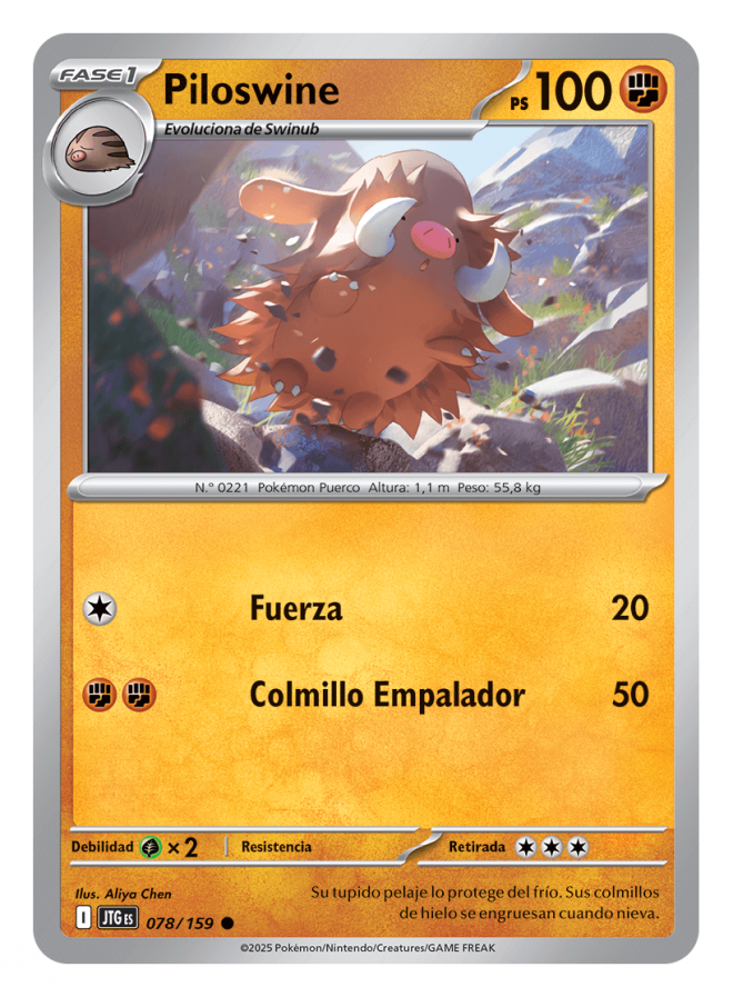 Piloswine es una carta intermedia capaz de aguantarlo todo en el early.