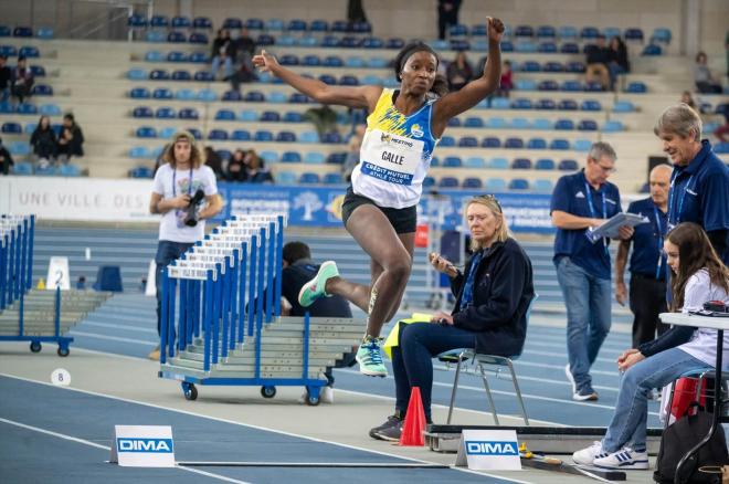 Sokhna Gallé, durante un Campeonato de Francia (Foto: Europa Press).