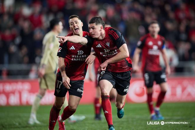 Joaquín Panichelli, otro de los goleadores del partido (Foto: LALIGA).