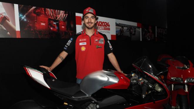 Pecco Bagnaia en la presentación de Ducati (Cordon Press)